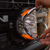 SUPAREE HELM 7'' LED Pod Lights, 13000LM Dual Beam with Amber DRL