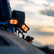 Suparee Recon 2 3" LED Pods with Amber DRL Spot and Wide Beam