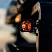 Suparee Recon 1 2" LED Pod Lights Spot Flood Beam With Amber DRL