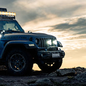 SUPAREE HELM 7'' LED Pod Lights, 13000LM Dual Beam with Amber DRL