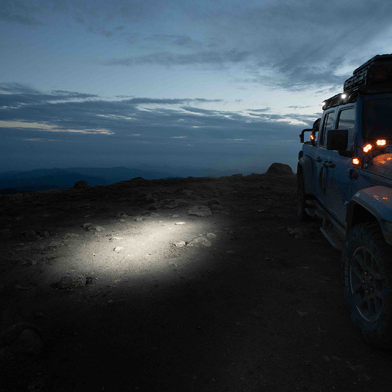 Suparee Recon 2 3" LED Pods with Amber DRL Spot and Wide Beam