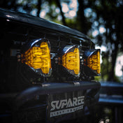 SUPAREE HELM 7'' LED Pod Lights, 13000LM Dual Beam with Amber DRL