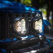 SUPAREE HELM 7'' LED Pod Lights, 13000LM Dual Beam with Amber DRL