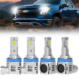 Convient pour les ampoules de phare LED H11/H8 Silverado 1500 2023-2025 - Série SP Air