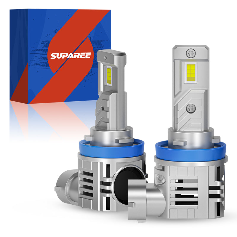 SP Air Series 60W H11 H9 H8 7000LM 6000K LED Headlight Bulbs – SUPAREE US
