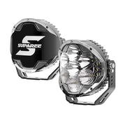 SUPAREE HELM 7'' LED Pod Lights, 13000LM Dual Beam with Amber DRL