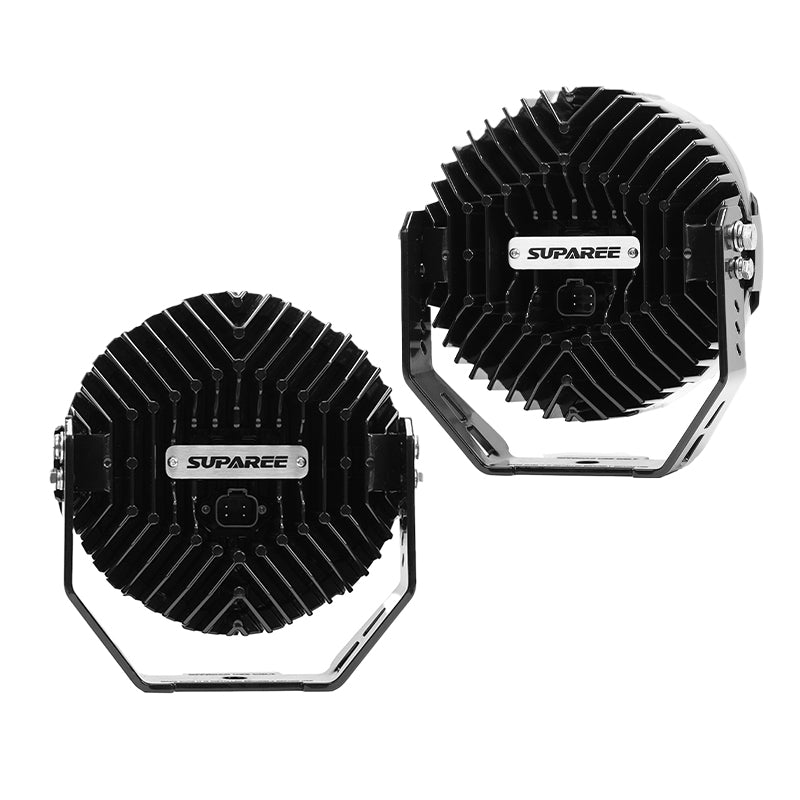 SUPAREE HELM 7'' LED Pod Lights, 13000LM Dual Beam with Amber DRL