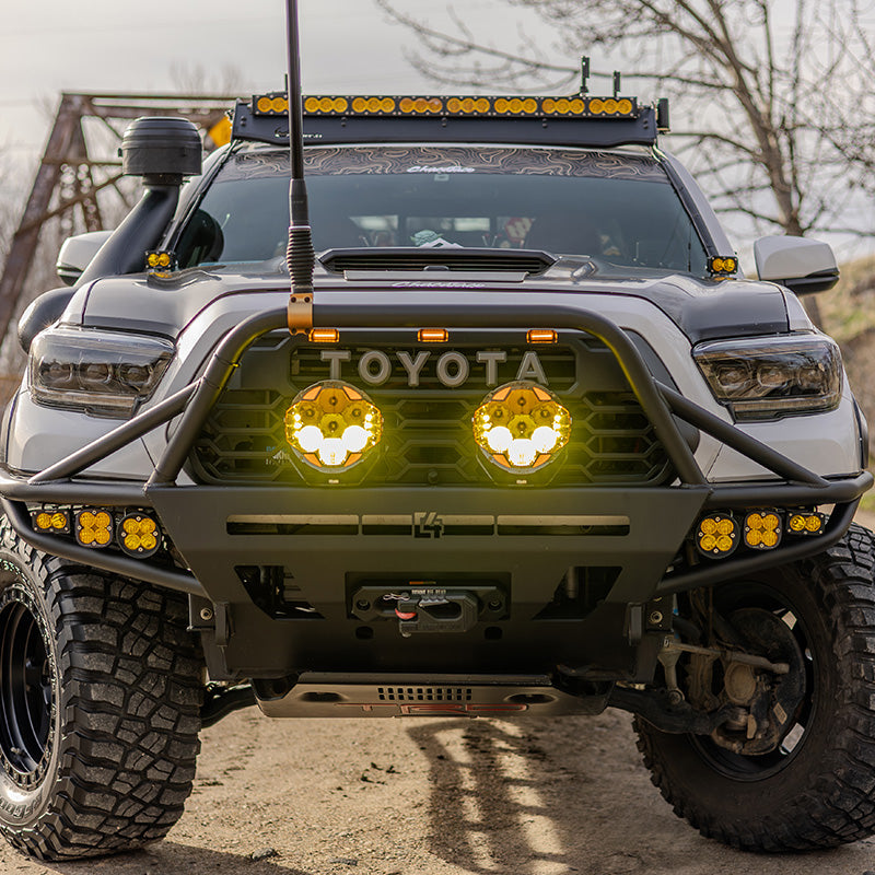 SUPAREE HELM 7'' LED Pod Lights, 13000LM Dual Beam with Amber DRL