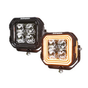 SUPAREE HYPER 5″ LED Off-Road Lights | IP68/69K Waterproof, DRL & Stepped Halo Twin Kit