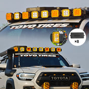 SUPAREE Hyper 5 inch IP68/IP69K, DRL & Stepped Halo Twin Kit Led Off-Road Lights