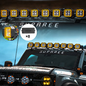 SUPAREE Hyper 5 inch IP68/IP69K, DRL & Stepped Halo Twin Kit Led Off-Road Lights