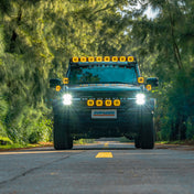 SUPAREE HYPER 5 inch Led Off-Road Lights | IP68/69K Waterproof, DRL & Stepped Halo Twin Kit