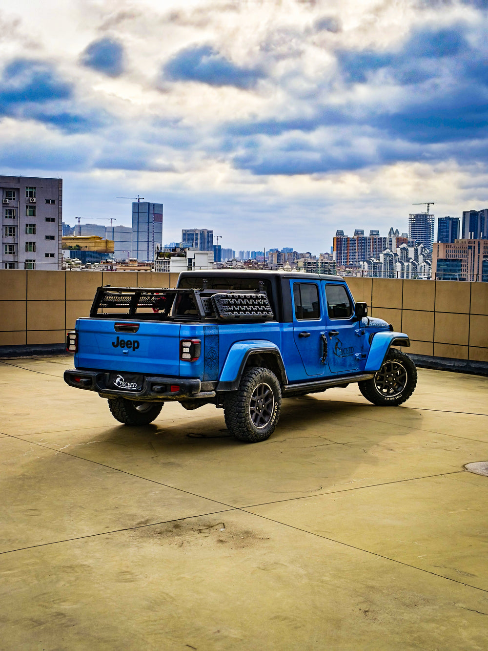 ExceedFab SR1 Bed rack for 2020-2025 Jeep Gladiator,Ford F150,Ram 1500