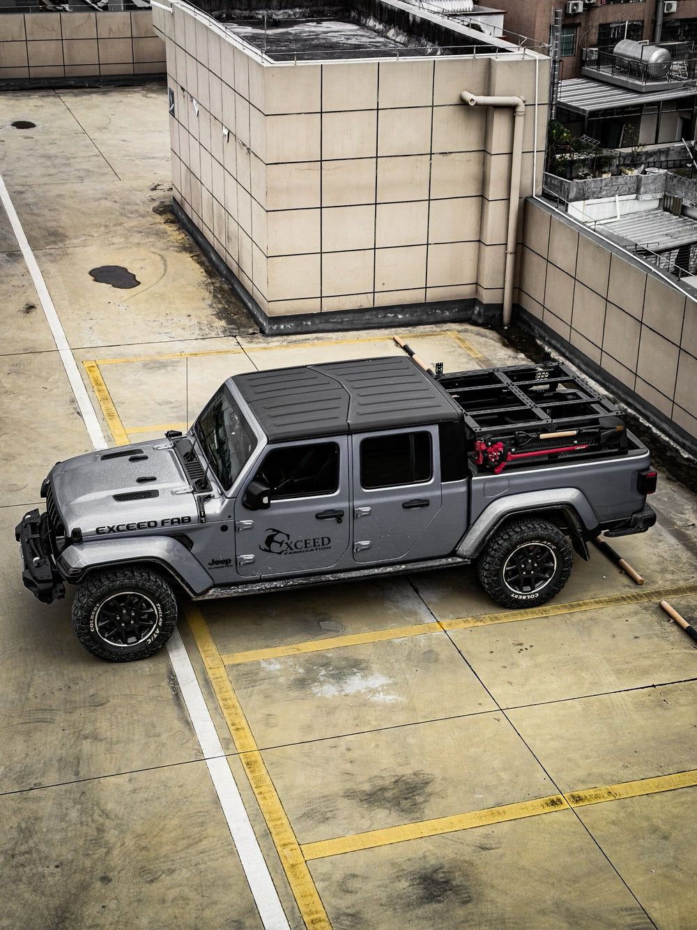 ExceedFab SR1 Bed rack for 2020-2025 Jeep Gladiator,Ford F150,Ram 1500