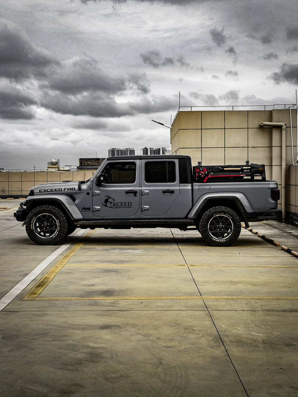 ExceedFab SR1 Bed rack for 2020-2025 Jeep Gladiator,Ford F150,Ram 1500