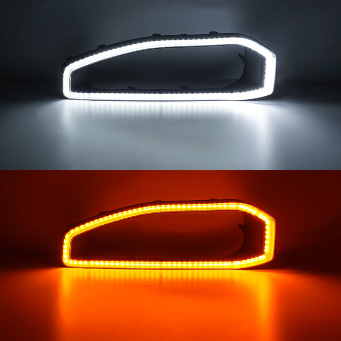 Jeep Bumper Cover with LED Day Running Lights and Turn Signals for Wrangler JL JLU