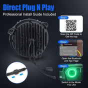 These Jeep Gladiator headlights are plug-and-play, allowing you to easily change the RGB halo with just three steps and switch to the mode you prefer.