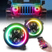 Jeep Halo Headlights with rgb