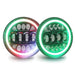 Upgrade with Jeep JK LED Headlights featuring RGB-W Halo – available in one pair.