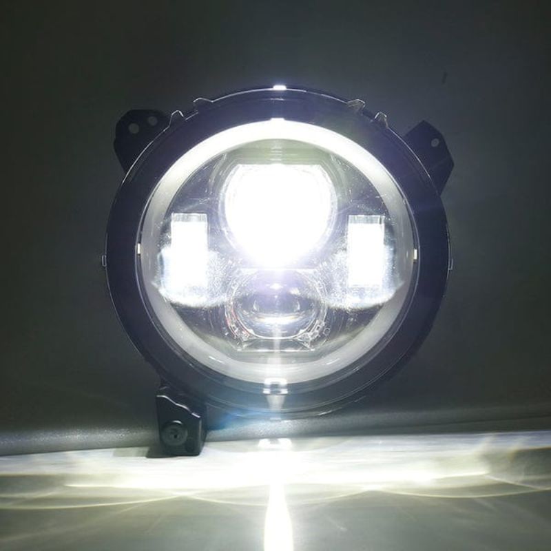 Jeep JL LED Headlights Low Beam with 6000LM 