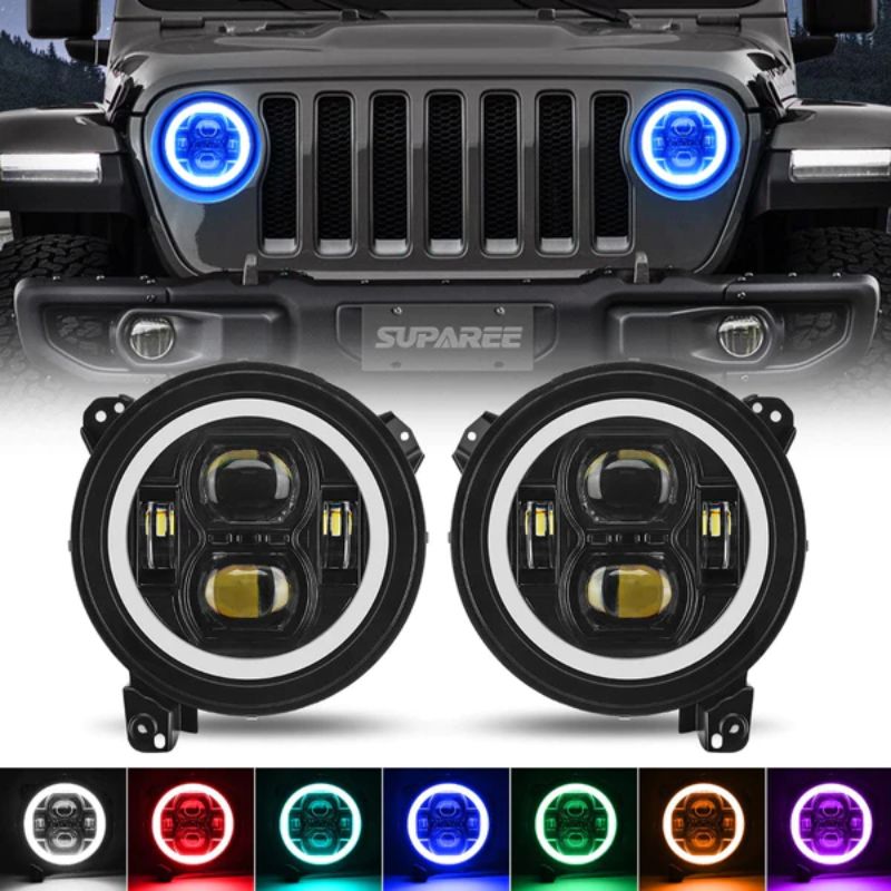 Jeep JL LED Headlights For 2018-2024 Wrangler And Gladiator