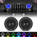 Jeep LED Headlights with RGB