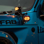 Suparee Recon 2 3" LED Pods with Amber DRL Spot and Wide Beam