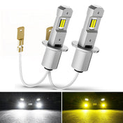 SUPAREE  H3 LED Fog Light Bulbs Dual Color Switch For 1999-2002 Toyota 4Runner