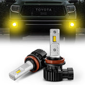 SUPAREE H8/H11/H16 LED Fog Light Bulbs 3000K Amber for 2014-2021 Toyota Tundra