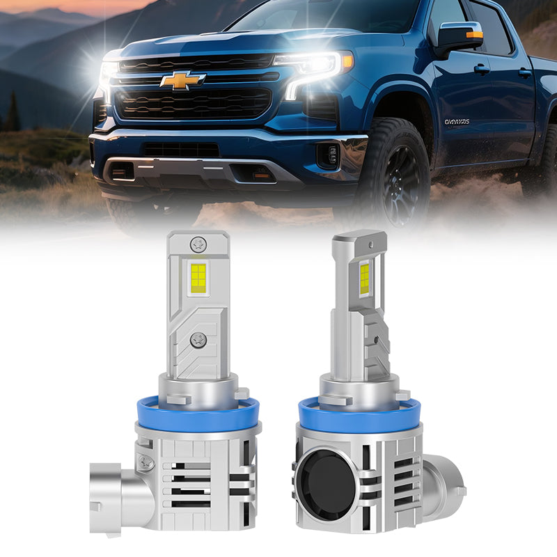Fit For 2023-2025 Silverado 1500 H11/H8 LED Headlight Bulbs-SP Air Series