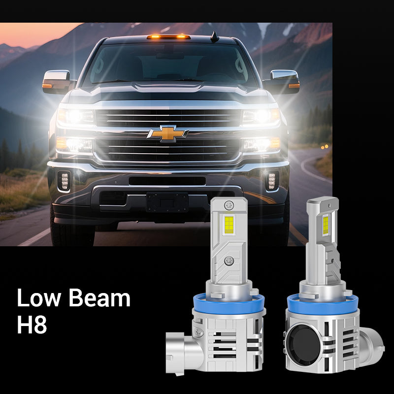 Fit For 2015-2019 Silverado 2500/3500 H11 9005 LED Headlight Bulbs-SP Air Series