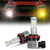 SUPAREE H11/H8/H9 LED Fog Light Bulbs Dual Color Switch for 2012-Later Toyota Tacoma