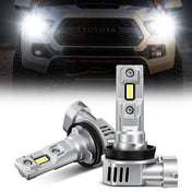 ⚡ 𝑳𝒊𝒎𝒊𝒕𝒆𝒅 𝑳𝒆𝒇𝒕 SUPAREE H11/H8 LED Bulbs 30W Halogen Replacement for 2016-Later Toyota Tacoma
