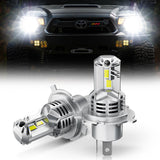 Ampoules de phares LED SUPAREE H4/9003 avec feux de route/croisement pour Toyota Tacoma 1997-2015