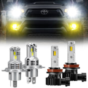 SUPAREE H4 LED Headlight Bulbs & H8 Fog Lights for 2014-2021 Toyota Tundra