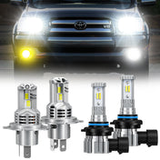 SUPAREE 9003/H4 LED Headlight Bulbs & 9006/HB4 Fog Lights for 2000-2006 Toyota Tundra
