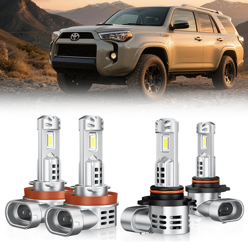 SUPAREE 9005 H11 LED Headlight Bulbs & LED Fog Light Bulbs for 2010-2020 Toyota 4Runner