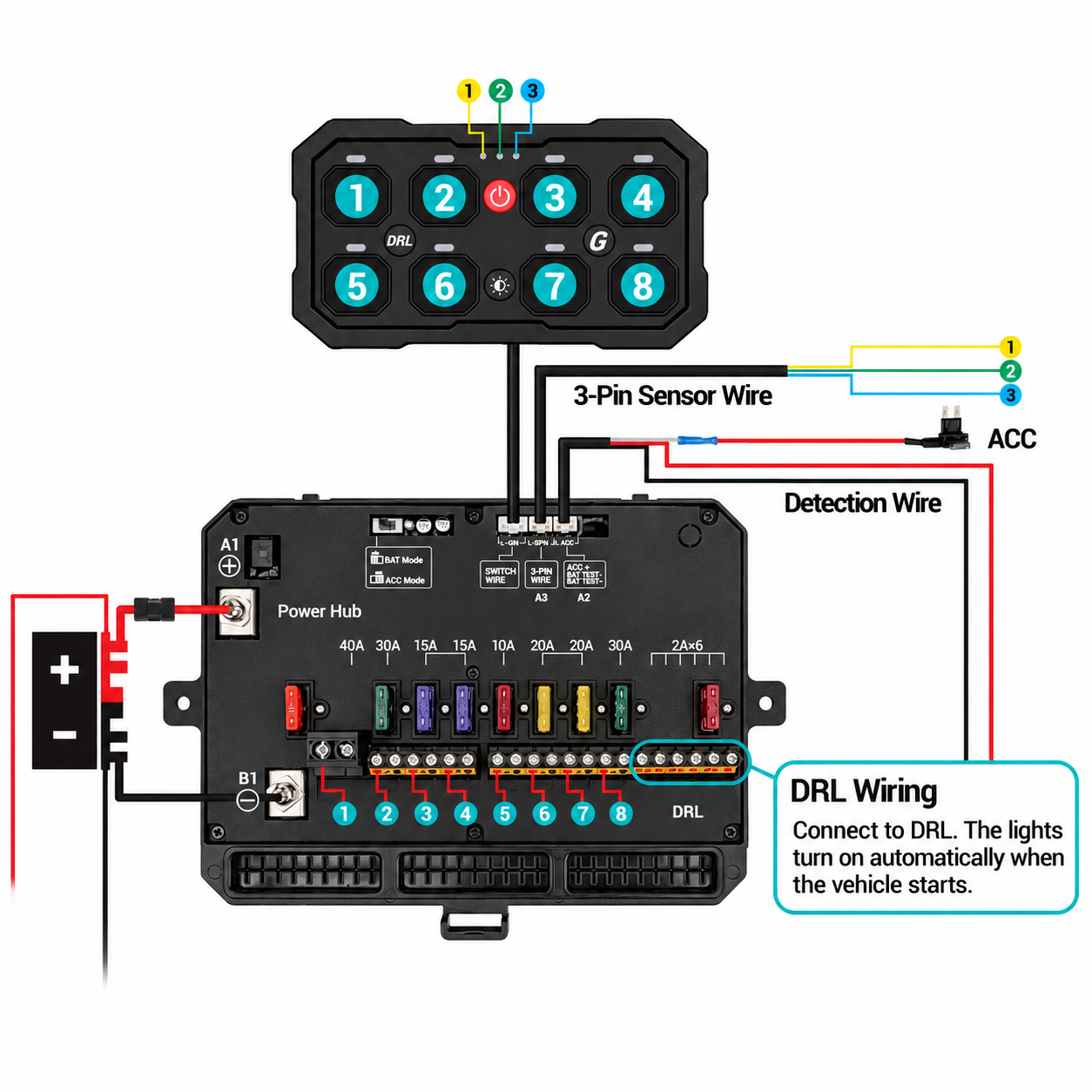 SUPAREE LOCUS 8 Gang Switch Panel with App Control