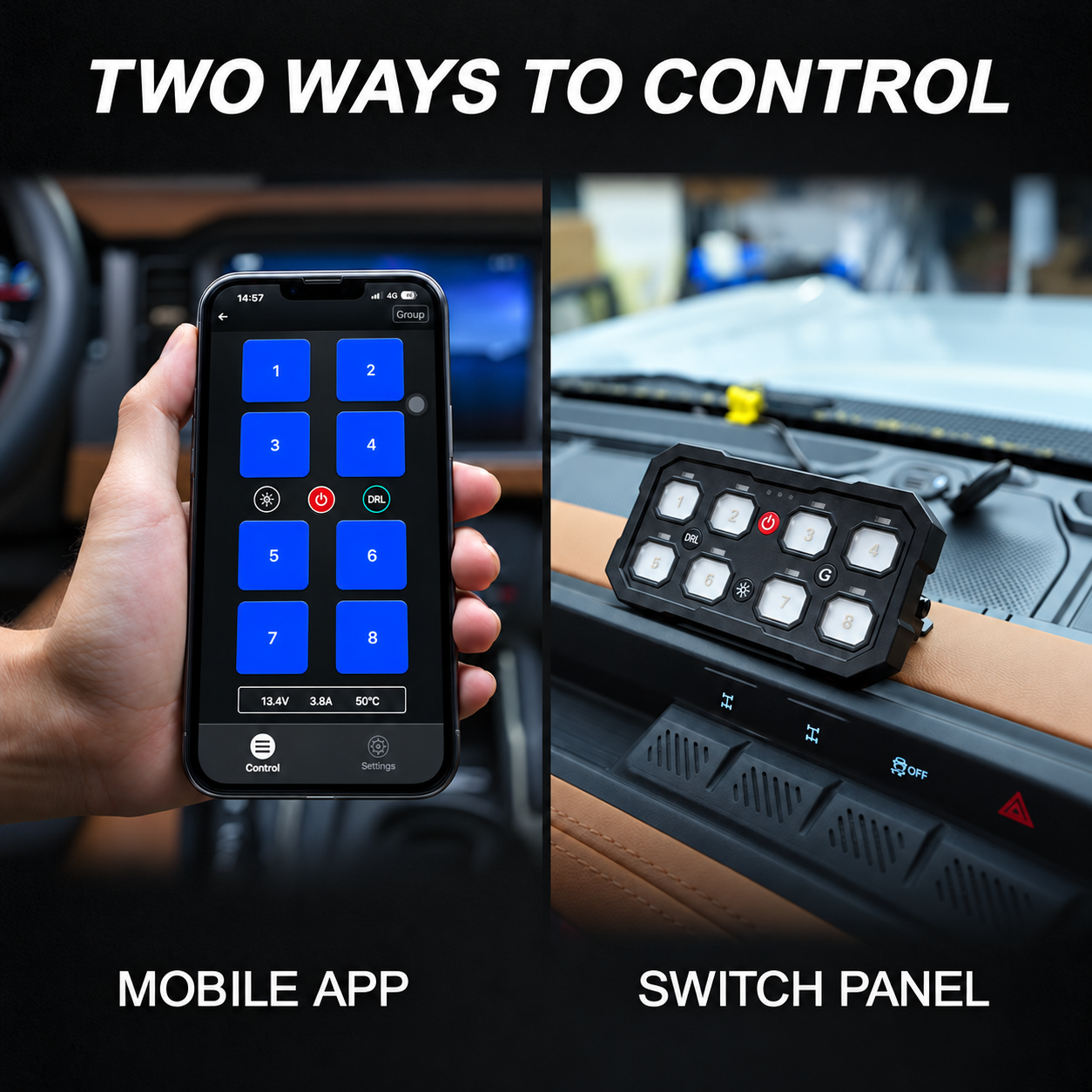 SUPAREE LOCUS 8 Gang Switch Panel with App Control
