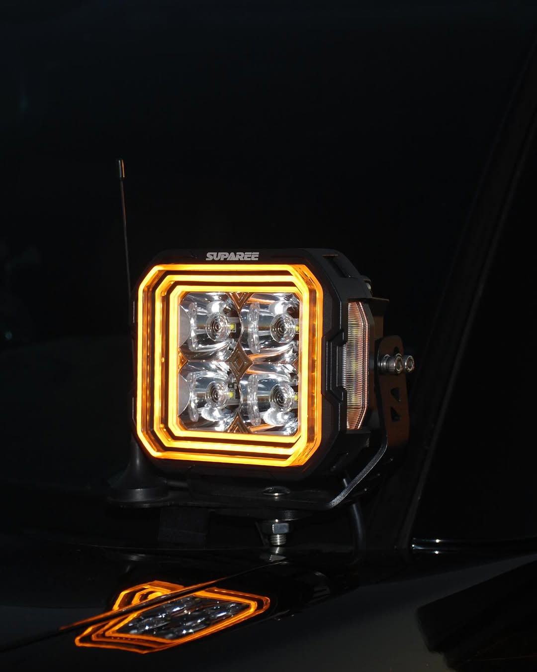 SUPAREE HYPER 5″ LED Off-Road Lights | IP68/69K Waterproof, DRL & Stepped Halo Twin Kit