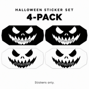 SUPAREE Halloween Stickers for HELM 7 Light Covers – 4-Pack