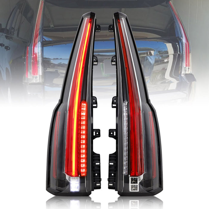 Full LED Tail Lights with Red Turn Signal For Chevrolet Suburban/Tahoe 2015-2020