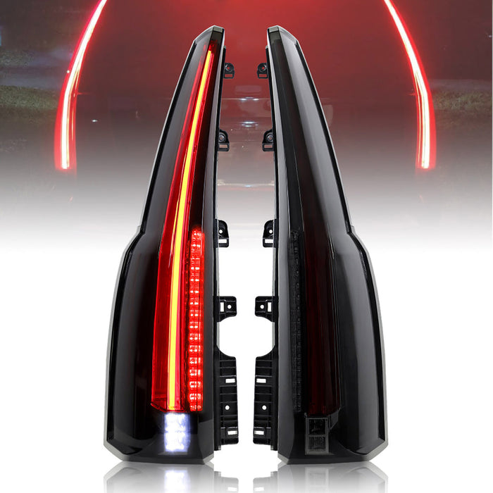 Full LED Tail Lights with Red Turn Signal For Chevrolet Suburban/Tahoe 2015-2020