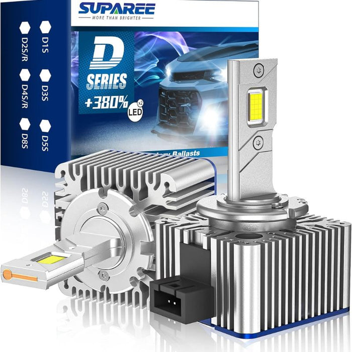 SUPAREE D1S LED Bulbs 35W with Cool White 6000K for Headlights