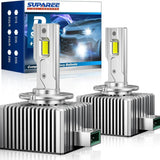 SUPAREE D3S D3R LED Headlight Bulbs with 150W 6500K Cool White
