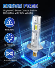 The H1 LED headlight bulb ensures 100% no interference and is error-free.