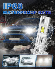 H1 LED headlight bulb is IP68 waterproof, engineered to endure harsh weather conditions for reliable performance.