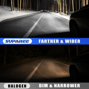 SUPAREE H11/H8 LED Bulbs with Diamond White 6500K for Fog Lights