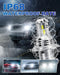 The h4 LED headlight bulb is IP68 waterproof, ensuring reliable performance in various weather conditions.