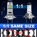 H7 LED bulbs are designed to be the same size as the original halogen bulbs, ensuring a seamless replacement process.